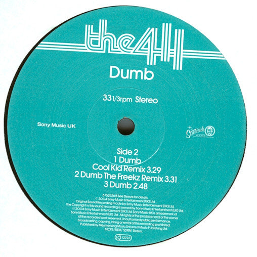 The 411 : Dumb (12", Single)