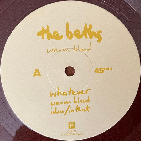 The Beths : Warm Blood (12", EP, RE, Bro)