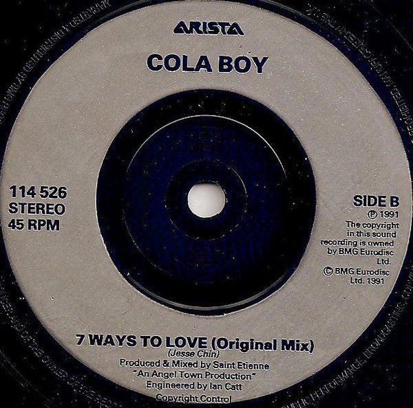 Cola Boy : 7 Ways To Love (7", Single, Sil)