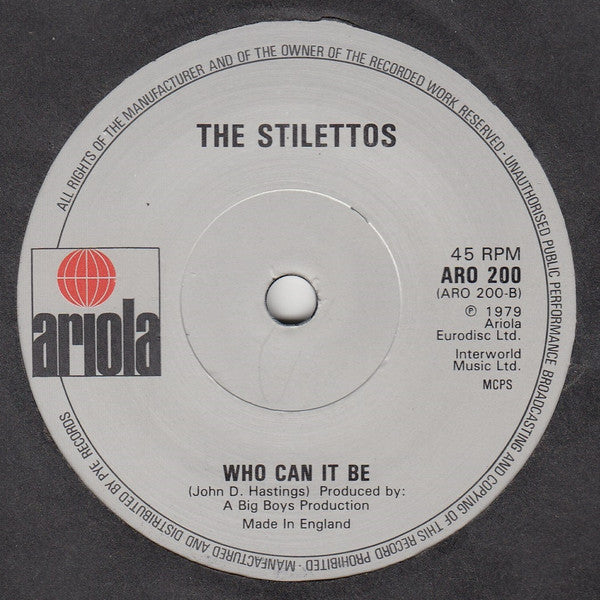 The Stilettos (2) : This Is The Way (7", Single, Sol)