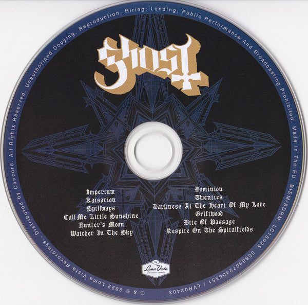 Ghost (32) : Impera (CD, Album)