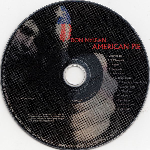 Don McLean : American Pie (CD, Album, RE, RM, RP, Car)