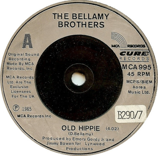 Bellamy Brothers : Old Hippie (7", Single, Sil)