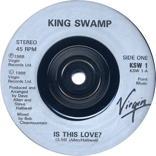 King Swamp : Is This Love? (7", Single, Sil)