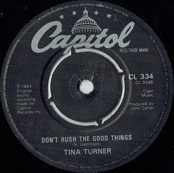 Tina Turner : What's Love Got To Do With It (7", Single, Pap)