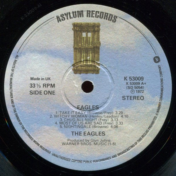 Eagles : Eagles (LP, Album, RE)