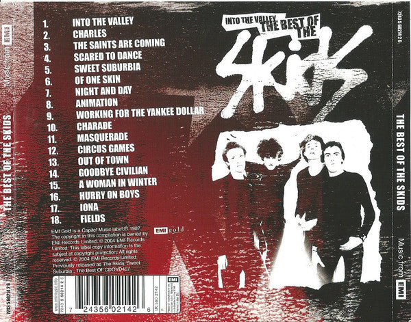 Skids : Into The Valley: The Best Of The Skids (CD, Comp, RE)