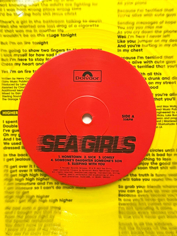 Sea Girls : Homesick (LP, Album, Ltd, Yel)