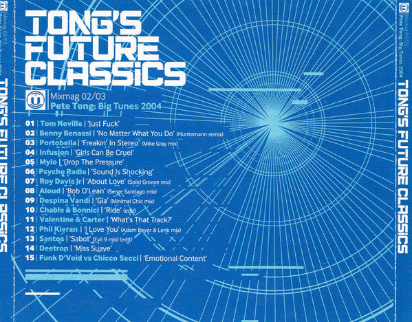 Pete Tong : Tong's Future Classics (CD, Mixed)