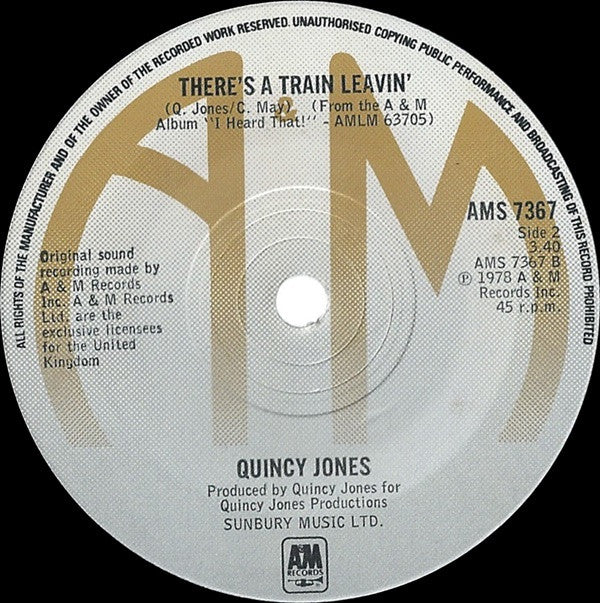 Quincy Jones : Stuff Like That (7", Single)