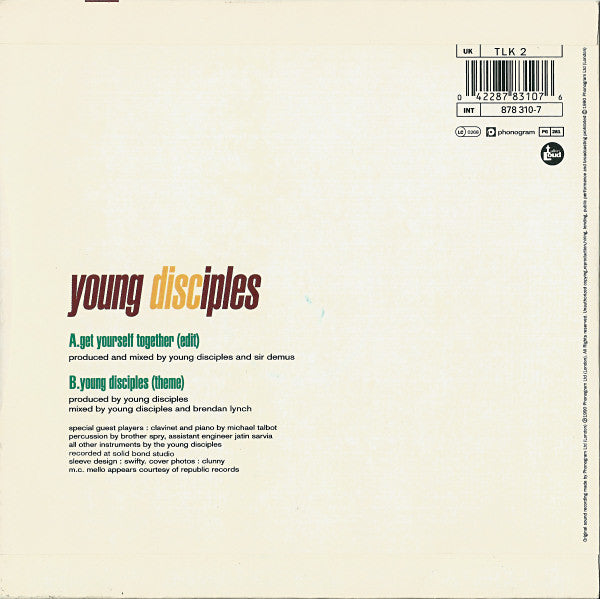 Young Disciples : Get Yourself Together (7", Single)