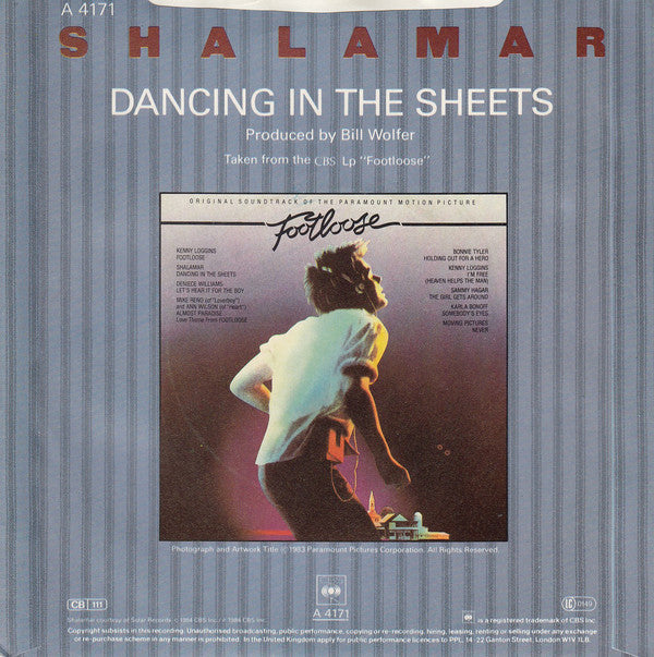 Shalamar : Dancing In The Sheets (7")