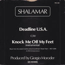 Shalamar : Deadline U.S.A. (7", Pap)