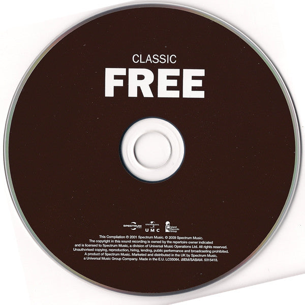 Free : Classic Free (CD, Comp, RE)