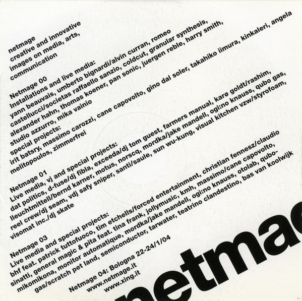 Various : Netmage 04 (CD, Comp, Promo)