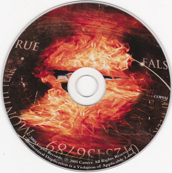 Cancer (3) : Spirit In Flames (CD, Album)