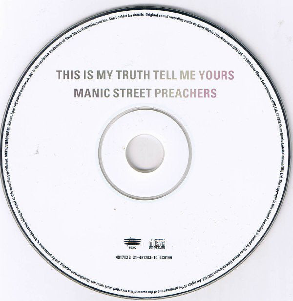 Manic Street Preachers : This Is My Truth Tell Me Yours (CD, Album, Ltd, Emb)