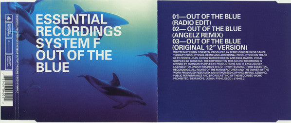 System F : Out Of The Blue (CD, Single)