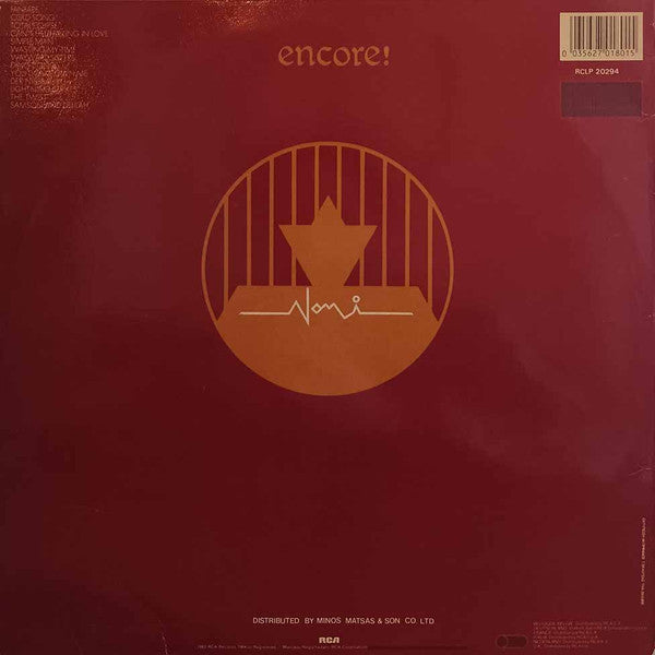 Klaus Nomi : Encore... (LP, Comp, RP)