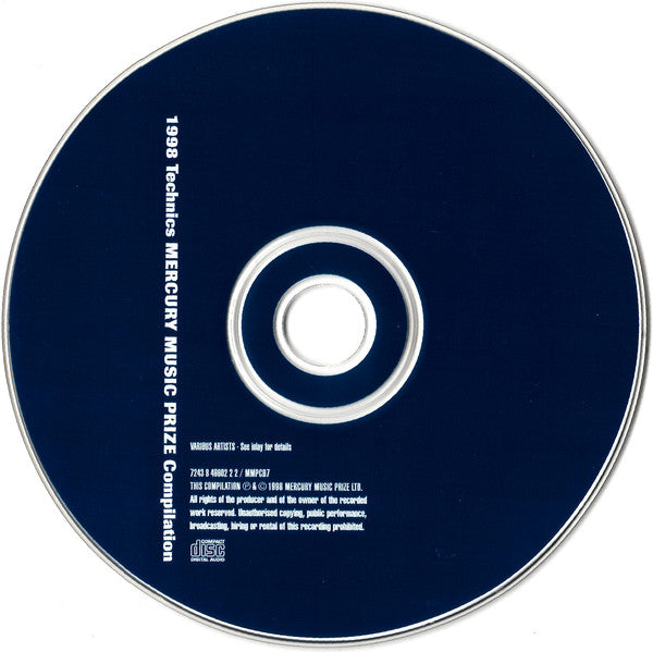 Various : 1998 Technics Mercury Music Prize Albums Of The Year (CD, Comp, Ltd, Smplr)