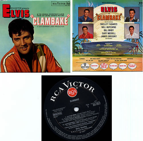 Elvis Presley : Clambake (LP, Album, Mono)