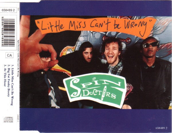 Spin Doctors : Little Miss Can't Be Wrong (CD, Single)