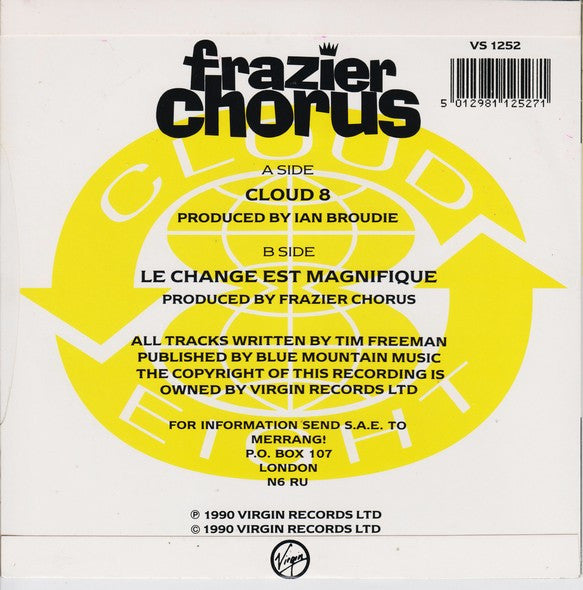 Frazier Chorus : Cloud 8 (7", Single, Inj)