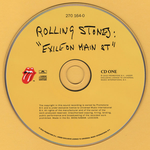 The Rolling Stones : Exile On Main St (CD, Album, Dlx, RE, RM + CD)