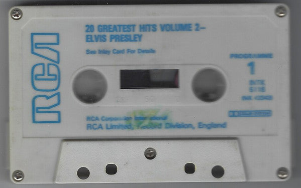 Elvis Presley : 20 Greatest Hits Vol. 2 (Cass, Comp, Dol)