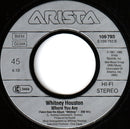 Whitney Houston : Where Do Broken Hearts Go (7", Single)