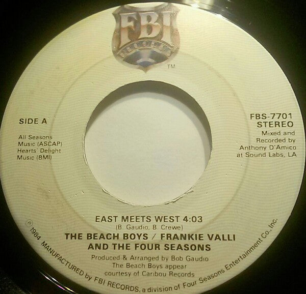 The Beach Boys / Frankie Valli And The Four Seasons : East Meets West (7", Single)