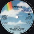 Kim Wilde : Rage To Love (7", Single, Pap)