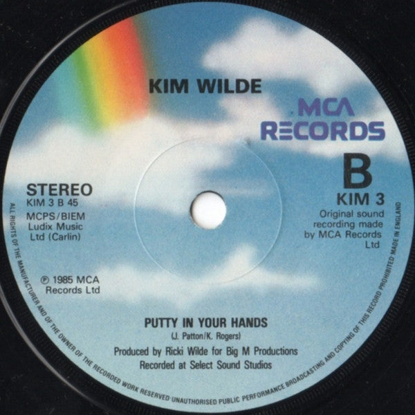 Kim Wilde : Rage To Love (7", Single, Pap)