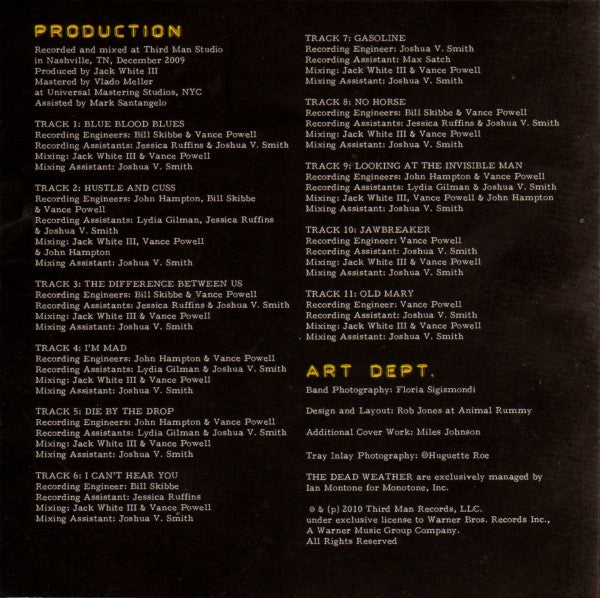 The Dead Weather : Sea Of Cowards (CD, Album)