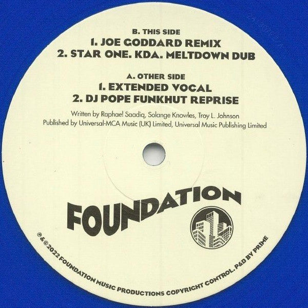 DJ Oji Featuring Tracy Hamlin : Cranes In The Sky (12", Ltd, Blu)