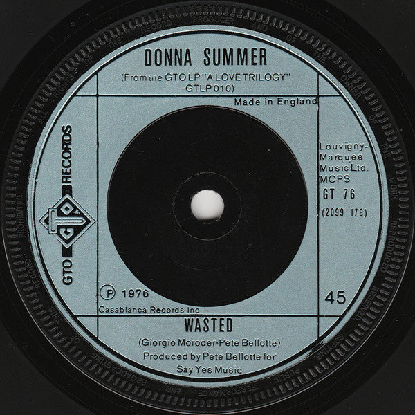 Donna Summer : Winter Melody (7", Single, Sol)