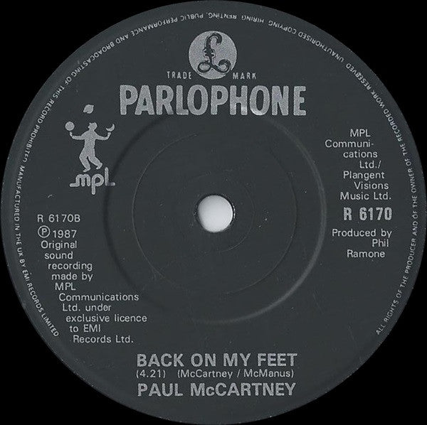 Paul McCartney : Once Upon A Long Ago (7", Single)