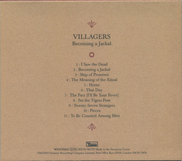 Villagers (3) : Becoming A Jackal (CD, Album)