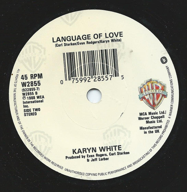 Karyn White : Secret Rendezvous (7", Single, RE)