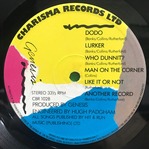 Genesis : Abacab (LP, Album, COR)