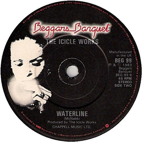 The Icicle Works : Love Is A Wonderful Colour / Waterline (7", Single)