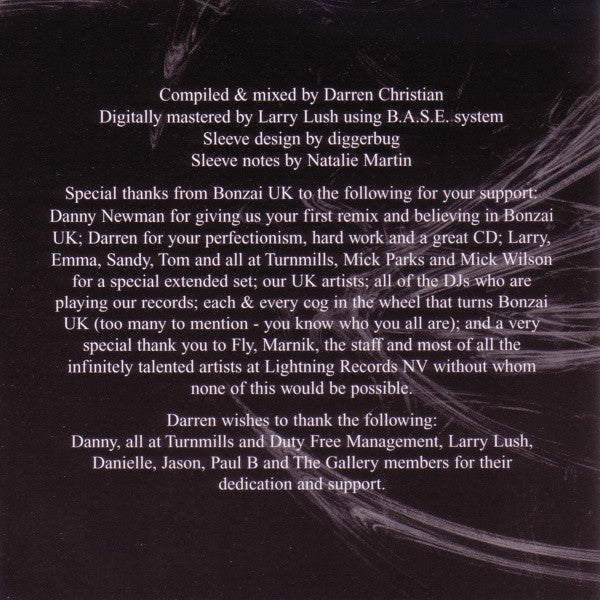 Various : Bonzai UK Meets The Gallery (CD, Comp, Mixed)