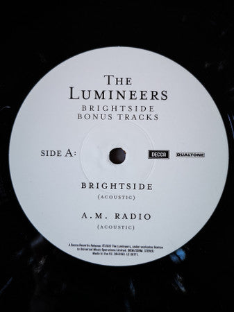 The Lumineers : Brightside Bonus Tracks (10", EP, RSD, Bla)