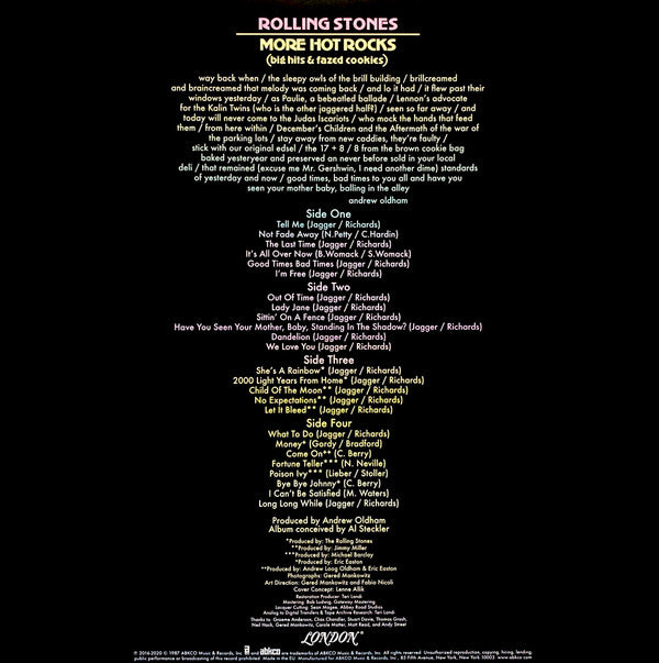 The Rolling Stones : More Hot Rocks (Big Hits & Fazed Cookies) (2xLP, RSD, Comp, Ltd, RE, Glo)