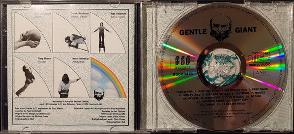 Gentle Giant : Free Hand / Interview (CD, Comp, RM)