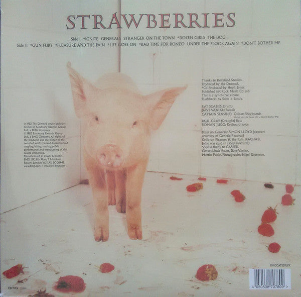 The Damned : Strawberries (LP, Album, RSD, Ltd, RE, Red)