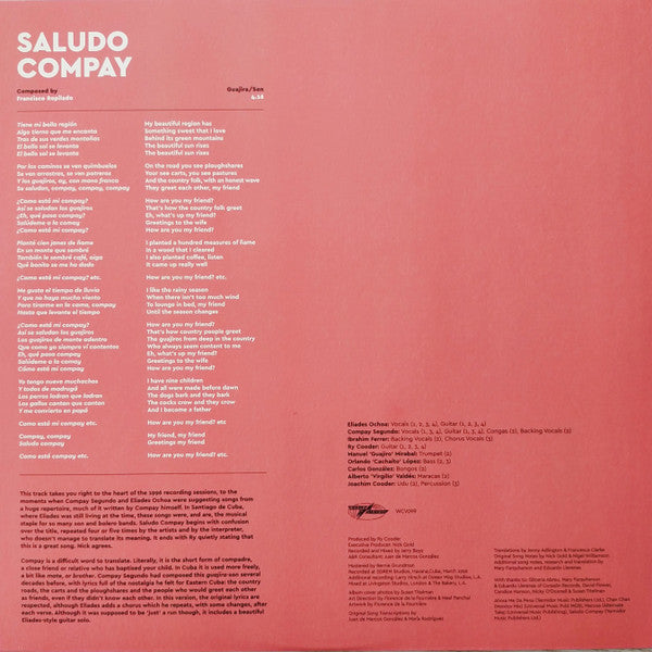 Buena Vista Social Club : Ahora Me Da Pena EP (12", EP, RSD)