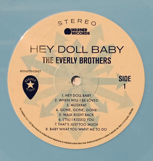 Everly Brothers : Hey Doll Baby (LP, RSD, Comp, Ltd, RM, S/Edition, Blu)