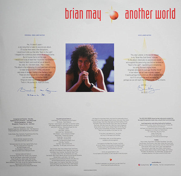 Brian May : Another World (LP, Album, RE, RM, 180)