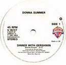 Donna Summer : Dinner With Gershwin (7", Single, Pap)